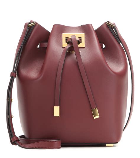 michael kors red leather bucket bag|Michael Kors miranda bucket bag.